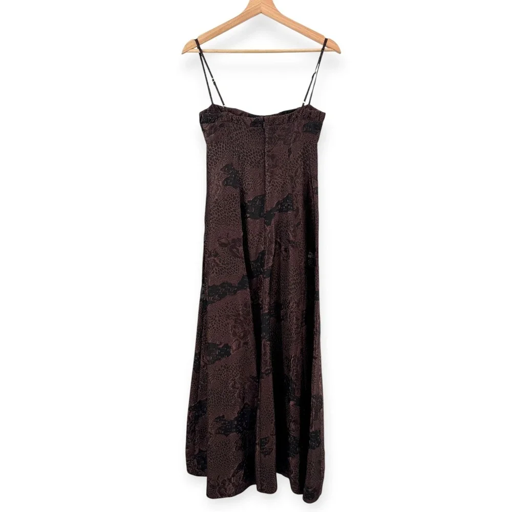 NWT CLEA Theron Midi Dress in Arabica Jacquard $775 - Size XS